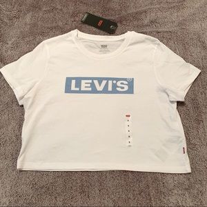 Levi’s White Crop Top
